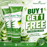 Nature's Secret Kd Aloevera Face Wash Tube 100ml (Buy 1 Get 1 FREE) image