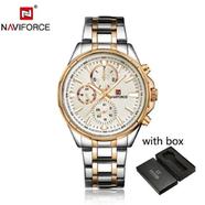 Naviforce NF9089 Men’s Elegant Stainless Steel Chrono Watch image
