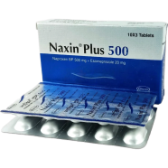 Naxin Plus 500Mg , 20Mg Tablet 10's Strip image