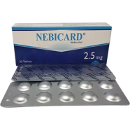 Nebicard 2.5 mg Tablet 10's Strip image