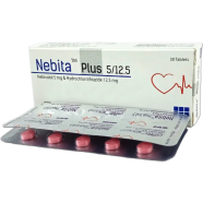 Nebita Plus 5 mg, 12.5 mg Tablet 10's strip icon