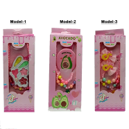 Necklace, Bracelet, Mirror, Comp And Hair Clip Set (Any One Model From The Picture) (Kids_ornaments_setmini_ran) Random-- 1pcs image