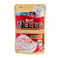 Nekko Adult Pouch Tuna Topping Kanikama In Jelly 70g image