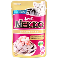 Nekko Cat Pouch Food - Tuna Topping Shrimp and Scallop 70gm | Cat Wet Food image