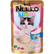 Nekko Kitten Cat Pouch Food - Tuna Mouse 70gm | Cat Wet Food image