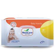 Neocare Soft Fabric Baby Friendly Baby Wipes 80pcs image