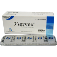 Nervex 0.5 mg Tablet 10's Strip image