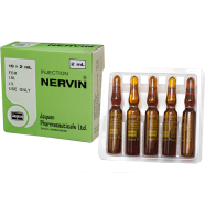 Nervin (100 mg, 50 mg, 100 mg)/2 ml Injection 2 ml ampoule 5's Strip image