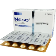 Neso 375 mg Plus 20 mg 10's Strip Tablet image