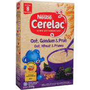 Nestle Cerelac Cereal Wheat With Milk Infant Oat Prune Mixed Fruits Baby 250 gm image