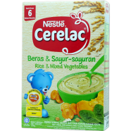 Nestle Cerelac Rice And Mixed Vegetables Nutrient Rich Baby Cereal For 6 Plus Months 250 gm image