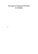 Neurogenic Language Disorders in Children image