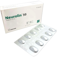 Neurolin 50 mg Capsule 10's strip image