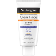 Neutrogena Clear Face Break-Out Free Liquid Lotion Sunscreen Broad Spectrum SPF 50 (88ml) image