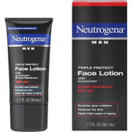 Neutrogena Men Triple Protect Face Lotion Sunscreen SPF 20 50ml image
