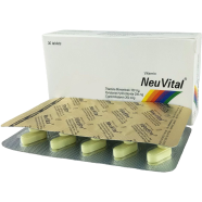 Neuvital 100 mg Plus 200 mg Plus 200 mcg 10's Strip Tablet icon