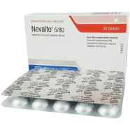 Nevalto 5 mg, 80 mg Tablet–15's Strip image