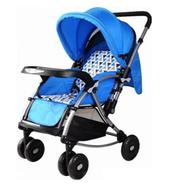 New BBH 720W Baby Stroller Comfortable Rocking Prams-Blue image