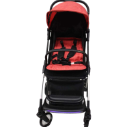 New Baby Stroller Travel Pram M6 MS Bell Branded High Quality Light Weight Comfortable for Your Baby (Red) -125289354