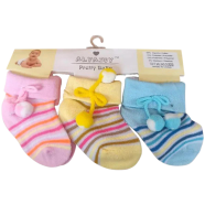 New Born Baby Socks/Cloth Shoes Multicolor -1pair icon