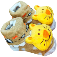New Born Baby Socks Shoes Soft And Comfortable Multicolor -1 Pair image