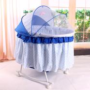 New Born Baby Swing Cradle Bed with Mosquito Net Canopy Bassinet Wheel System icon