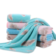 New Born Baby Ultra Soft and Comfortable Towel Small 37*20 inch - 1 pcs image