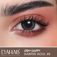 New Dahab Sabrin Soul Color Contact Lens With Regular Kit Box For Men and Women.Dahab Gold Collection image