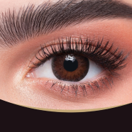 New Dahab Topaz Color Contact Lens With Regular Kit Box For Men and Women. 1 Pair Dahab Color Contact Lens For Eye Makeup and Cosmetics. Dahab Gold Collection. image