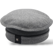 New Design Wool Afghani Star Pakol Cap For Men - Ash