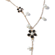 New Flower Tassel Long Necklace Temperament Women Pendant image