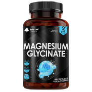 New Leaf Magnesium Glycinate Supplements Pure Active Ingredient - 180 Capsules -523326974 image