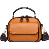 New Sac a Main Women Handbag soft small Shoulder Pu Leather Tote Hand Bags for Ladies(YELLOW) image