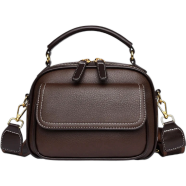 New Sac a Main Women Handbag soft small Shoulder Pu Leather Tote Hand Bags for Ladies(Coffee) image