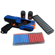 New Style Rapid Launcher Soft Gun Style Toys for Kids Playing (gun_rapid_launcher_xh9930_b) Blue image