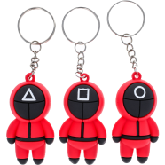 New products Doll Pendant 3D Acrylic keychain Accessories Squid Game Keychain Key Ring ( Any Design) image