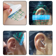 Newborn Swimming Bath Disposable Waterproof Ear Stickers Baby Anti-water eEar Protection 20 Pcs Set image