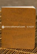 News Cover Series Workbook Brown Notebook - SN20201126