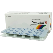 Nexcital 5 mg Tablet 10's Strip image