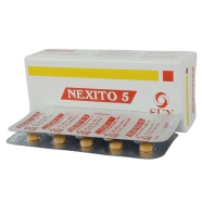 Nexito 5 mg Tablet 10's Strip image