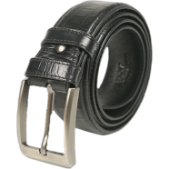 Next Leather Brand. G.Leather Black Belt For Man image