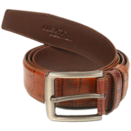 Next Leather Brand Orginal Leather Crocodile Design Belt image