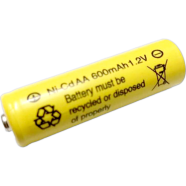 Ni-Cd AAA 1.2v 600mAh Rechargeable Battery - 1Pcs image