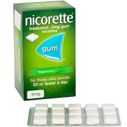 Nicorette 2mg Freshmint Gum 15 Nicotine Gums image