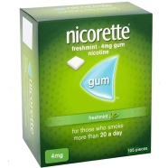 Nicorette 4mg Freshmint Gum 105 Gums Pack image