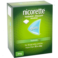 Nicorette 4mg Freshmint Gum 15 Gums image