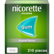 Nicorette Freshmint Chewing Gum 2 mg 210 Pcs (Stop Smoking Help) image