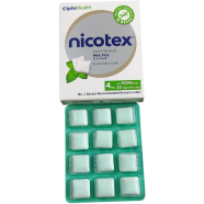 Nicotex Anti Nicotine Chewing Gum Mint Plus Flavour 4mg 1 Box 12pcs image