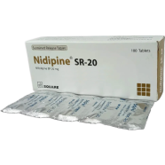 Nidipine SR 20 mg Tablet 10's Strip image