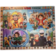 Nini Toys Large Jigsaw Puzzle Anime Includes Naruto Demon Slayer One Piece Jujutsu Kaisen Design-108 Pcs icon